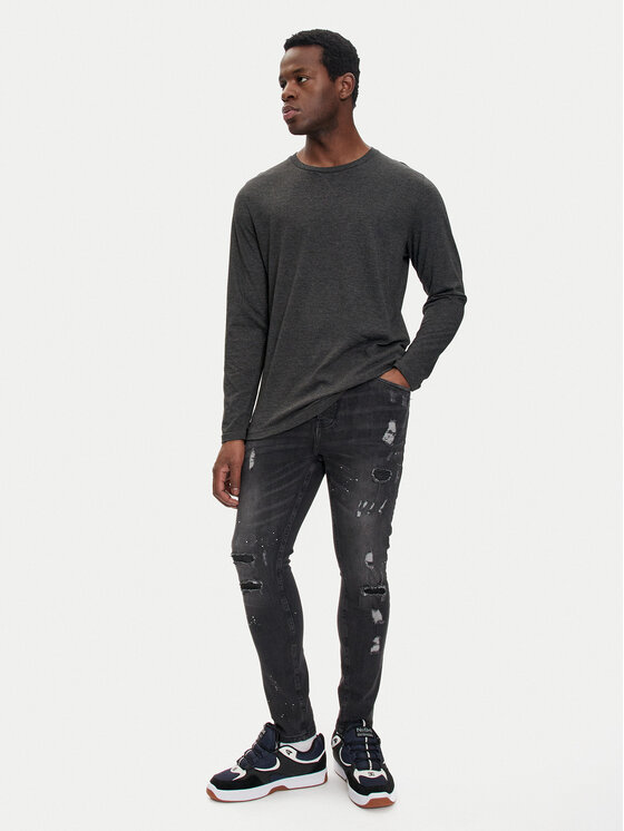 Brave Soul Brave Soul Traperice MJN-CAPSERDIST Siva Slim Fit
