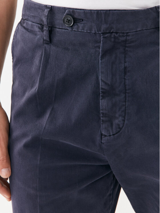 Guess Guess Chino hlače M3YB27 WFIO3 Mornarsko modra Slim Fit