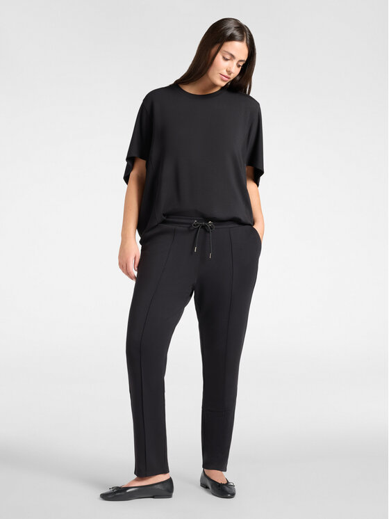 Elena Mirò Elena Mirò Pantaloni di tessuto P024Z000240N033 Nero Regular Fit