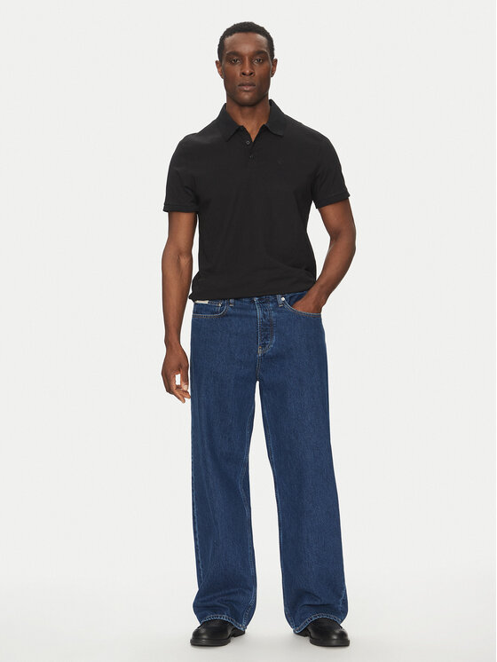 Calvin Klein Jeans Calvin Klein Jeans Polo majica LV040HM281 Črna Regular Fit