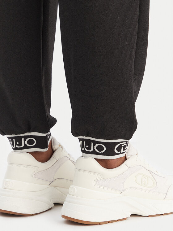 Liu Jo Sport Liu Jo Sport Pantaloni din material TF5284 J4747 Negru Regular Fit