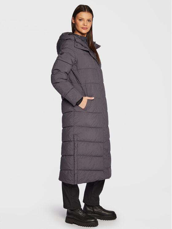 4F 4F Žieminė striukė H4Z22-KUDP012 Pilka Regular Fit