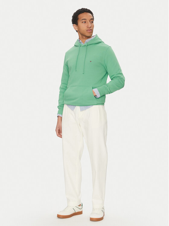 Tommy Hilfiger Tommy Hilfiger Felpa Essential MW0MW37235 Verde Regular Fit