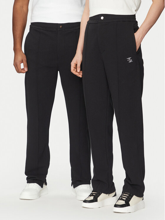 Filling Pieces Filling Pieces Pantaloni din material Unisex Coach 7613397 Negru Regular Fit