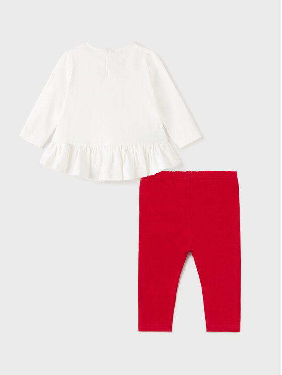 Completo maglietta e leggings 2722 Bianco Regular