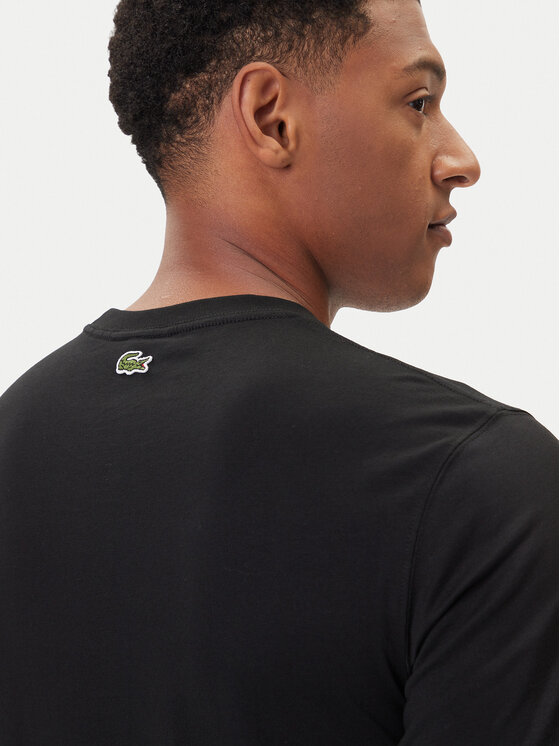 Lacoste Lacoste Футболка TH5634 Чорний Regular Fit
