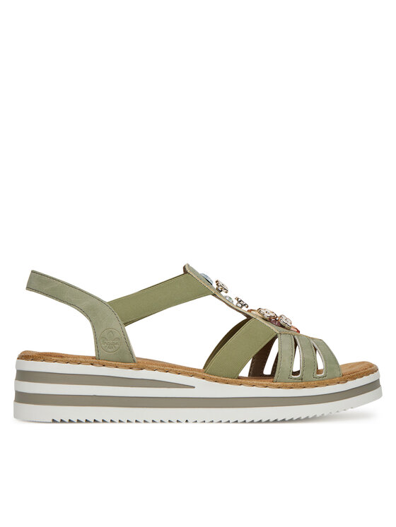 Rieker Rieker Sandalen V0245-52 Grün
