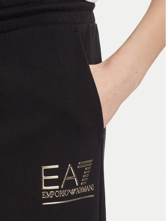 EA7 Emporio Armani EA7 Emporio Armani Spodnie dresowe 7W000418 AF12473 MC021 Czarny Regular Fit