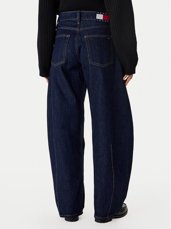 Tommy Jeans Tommy Jeans Džinsi Ella DW0DW22617 Tumši zils Barrel Fit