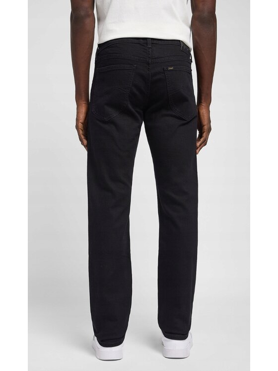 Lee Lee Jeansy Daren Zip Fly Czarny Regular Fit