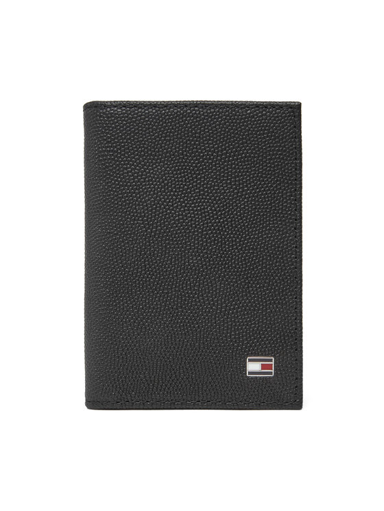 Portofel Mare pentru Bărbați Tommy Hilfiger Th Flag Bifold AM0AM13522 Negru