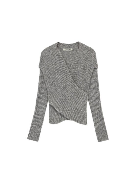 Trussardi Trussardi Cardigan M7376001127N013 Grigio Slim Fit