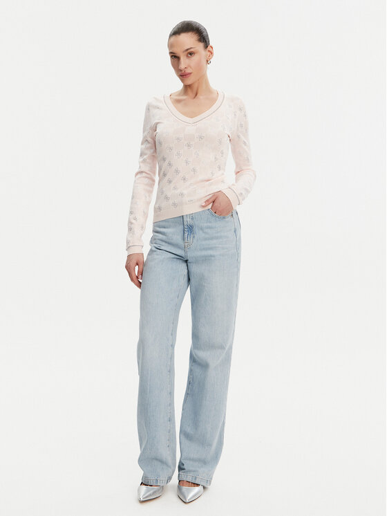 Guess Guess Pullover W5GR07 Z3D60 Rosa Regular Fit