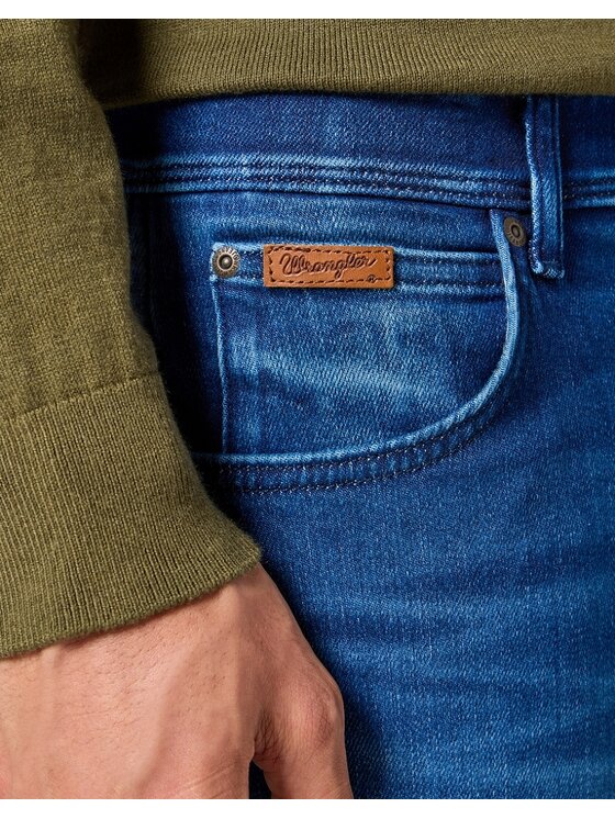Wrangler Wrangler Jeansy TEXAS SLIM Niebieski Regular Fit