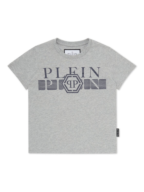 PHILIPP PLEIN PHILIPP PLEIN T-Shirt 19969 Szary Regular Fit