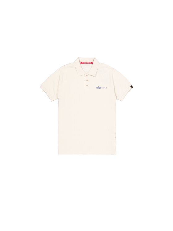 Alpha Industries Alpha Industries Polo Basic Small Logo Polo Beżowy Regular Fit