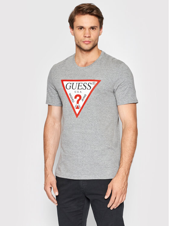 Guess T-krekls M2YI71 I3Z11 Pelēks Slim Fit