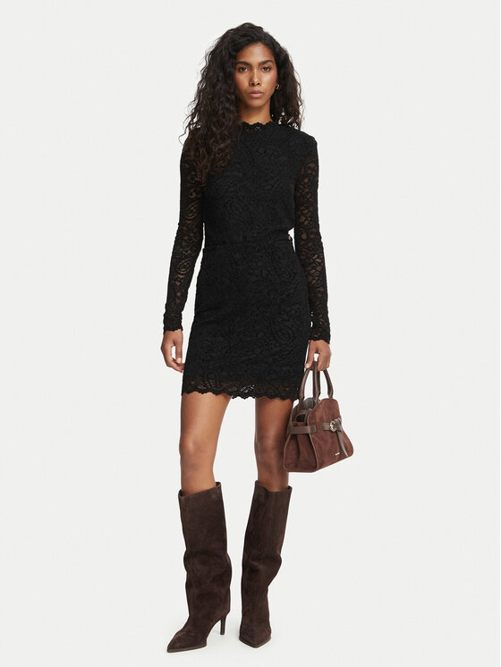 Guess Guess Spódnica mini W6BD59 K7909 Czarny Regular Fit