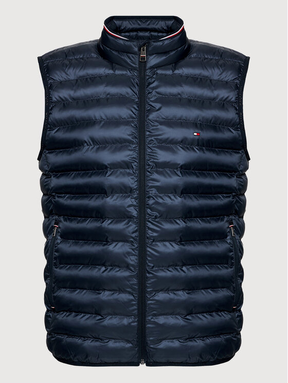 Tommy Hilfiger Tommy Hilfiger Mellény Core Circular MW0MW18762 Sötétkék Regular Fit
