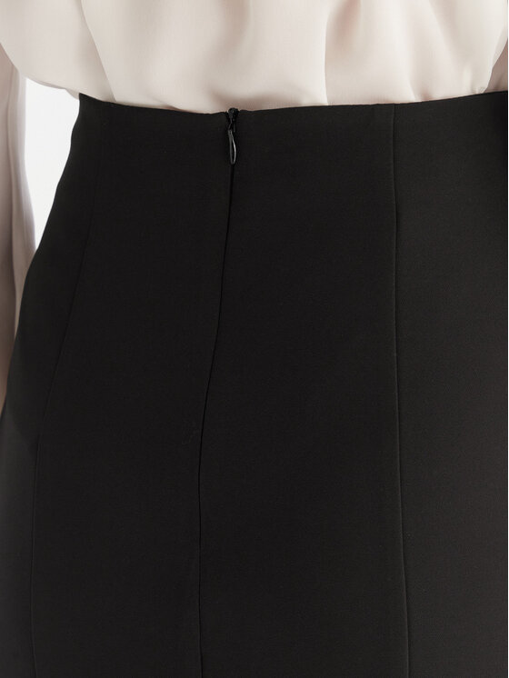 ACCESS FASHION ACCESS FASHION Midi suknja 54-6027-168 Crna Regular Fit