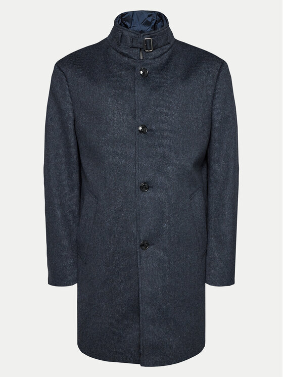 Baldessarini Baldessarini Вовняне пальто Harrison B0 18727.1108 Cиній Regular Fit
