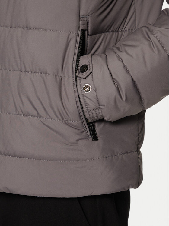 BOSS BOSS Bunda pro přechodné období 50519237 Šedá Regular Fit