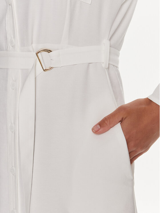 Silvian Heach Silvian Heach Hemdkleid GPP23325VE Weiß Regular Fit