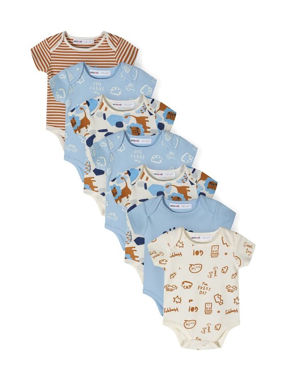 MINOTI MINOTI Body 24babypack3 Błękitny Regular Fit