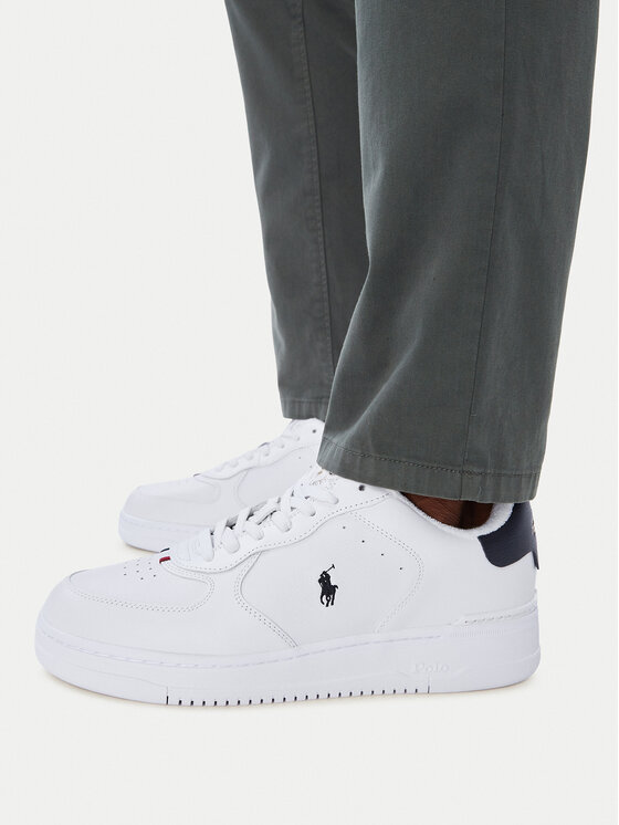 Polo Ralph Lauren Сникърси Masters Ct Rib 809P01636001 Бял