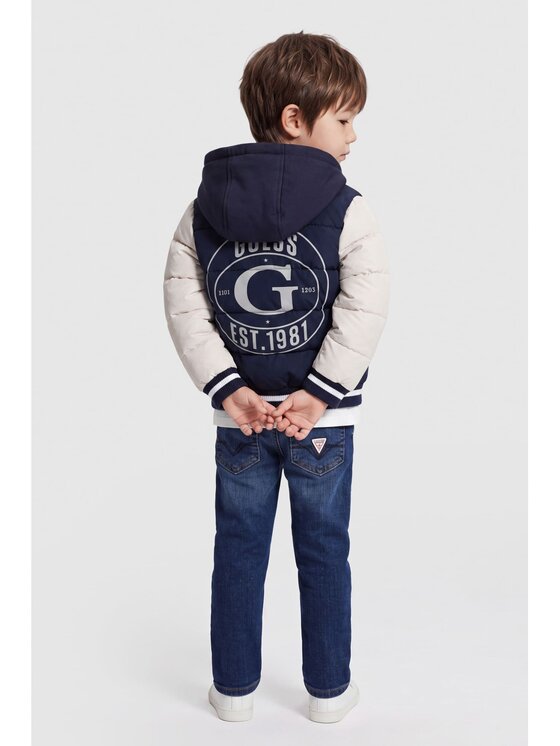 Guess Kids Guess Kids Kurtka przejściowa 185391 Niebieski Classic Fit