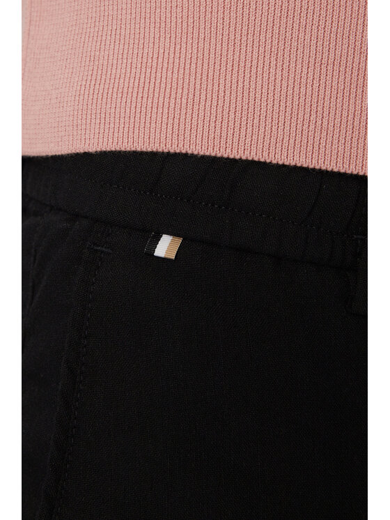 BOSS BOSS Текстилни панталони Kane1 50557859 Черен Regular Fit