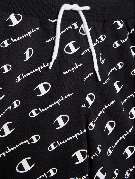 Champion Champion Szorty sportowe 306297 Czarny Regular Fit
