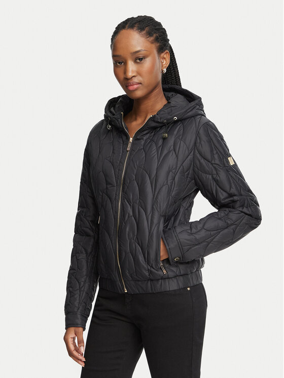 Fracomina Fracomina Prechodná bunda FY26WC3001O42301 Čierna Regular Fit
