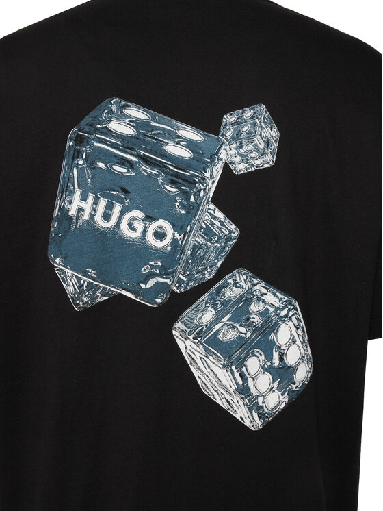 HUGO HUGO T-Shirt Doudi 50568720 Czarny Relaxed Fit