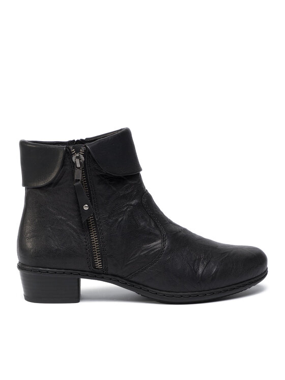 Rieker Rieker Botine Y07A8-01 Negru