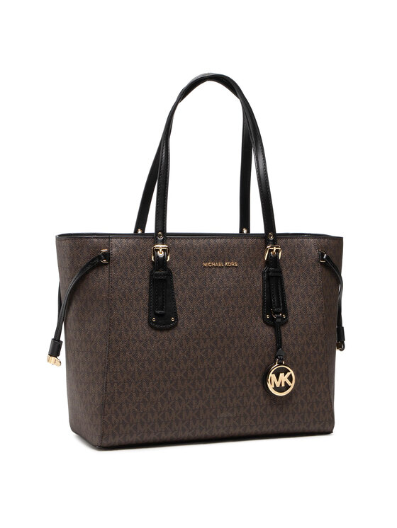MICHAEL Michael Kors Torebka Voyager 30F8GV6T2B Br zowy