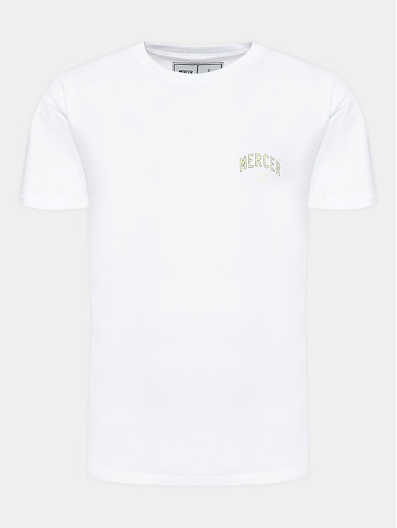 Mercer Amsterdam Mercer Amsterdam T-Shirt Unisex The Rugby MEAP231020 Weiß Regular Fit