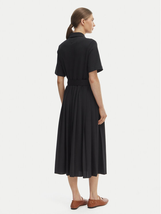 Tommy Hilfiger Tommy Hilfiger Kasdieninė suknelė WW0WW48756 Juoda Regular Fit