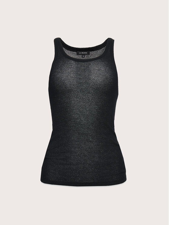 La Mania La Mania Top ETANA Czarny Classic Fit