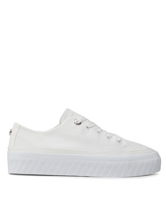 Tommy Hilfiger Tommy Hilfiger Снікерcи Monochromatic Vulc Sneaker FW0FW06460 Білий