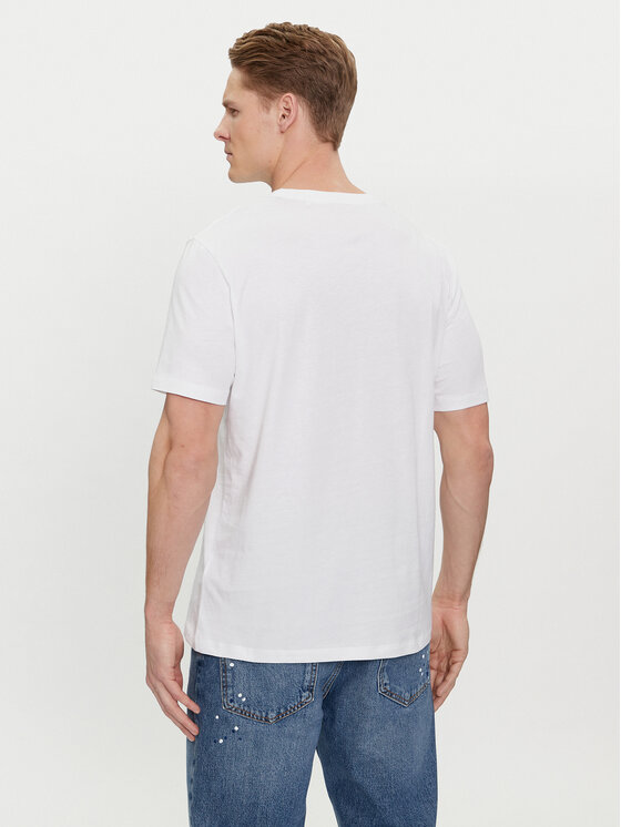 HUGO Hugo T-krekls Dibeach 50513812 Balts Regular Fit