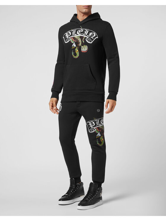 PHILIPP PLEIN PHILIPP PLEIN Bluza 4905 Czarny Regular Fit