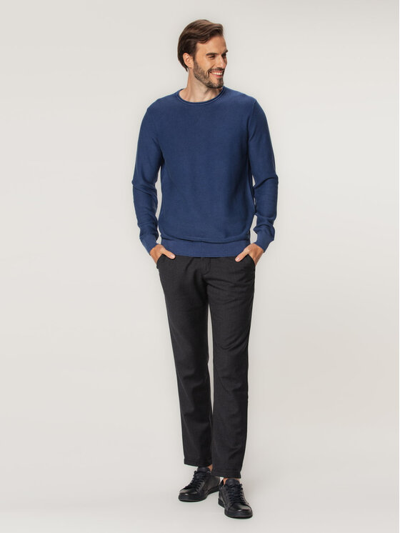 Willsoor Willsoor Sweter 66606 Niebieski Regular Fit