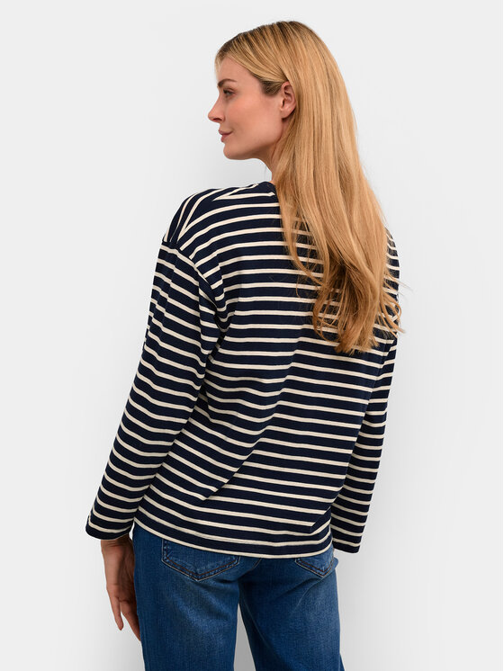Kaffe Kaffe Majica Winny 10507727 Tamnoplava Regular Fit