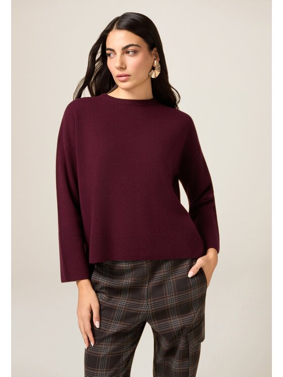 Oltre Oltre Maglione M166E002176N029 Bordeaux Regular Fit