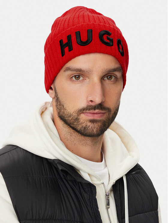 HUGO HUGO Czapka 50527804 Czerwony