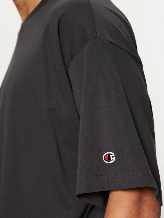 Champion Champion Футболка 220279 Чорний Relaxed Fit