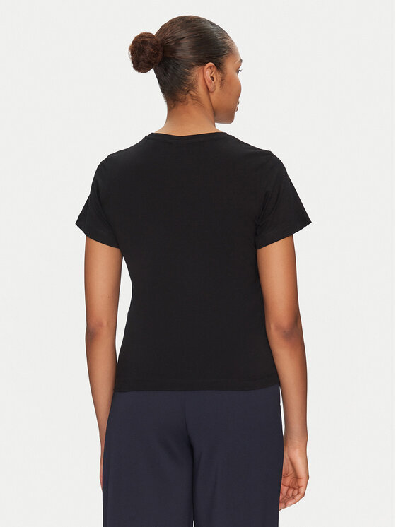 Guess Guess Tricou V5GI15 J1314 Negru Slim Fit