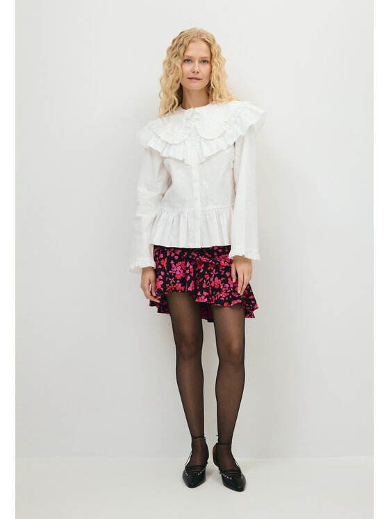 BIZUU BIZUU Koszula HARRIET COTTON SHIRT Biały Standard Fit