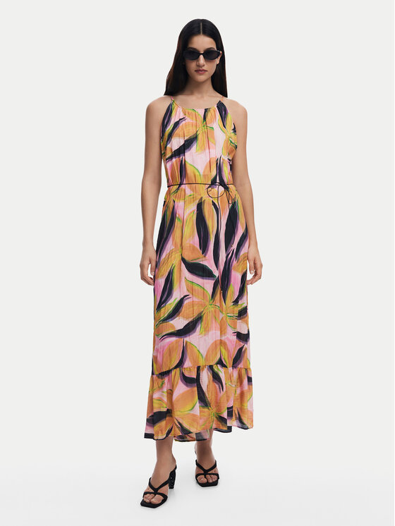 Desigual Desigual Ljetna haljina Limoges 25SWVW12 Šarena Regular Fit